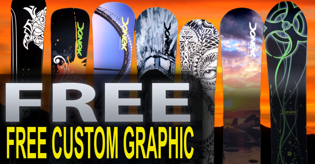 Free Custom Topsheet Custom Snowboards