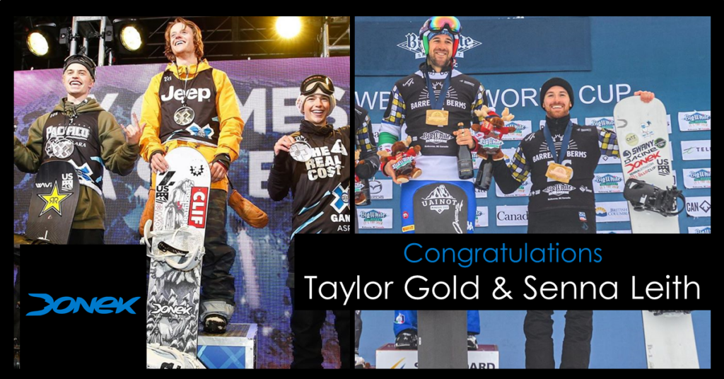 Taylor Gold and Senna Leith Podium Finish at X games and SBX World Cup