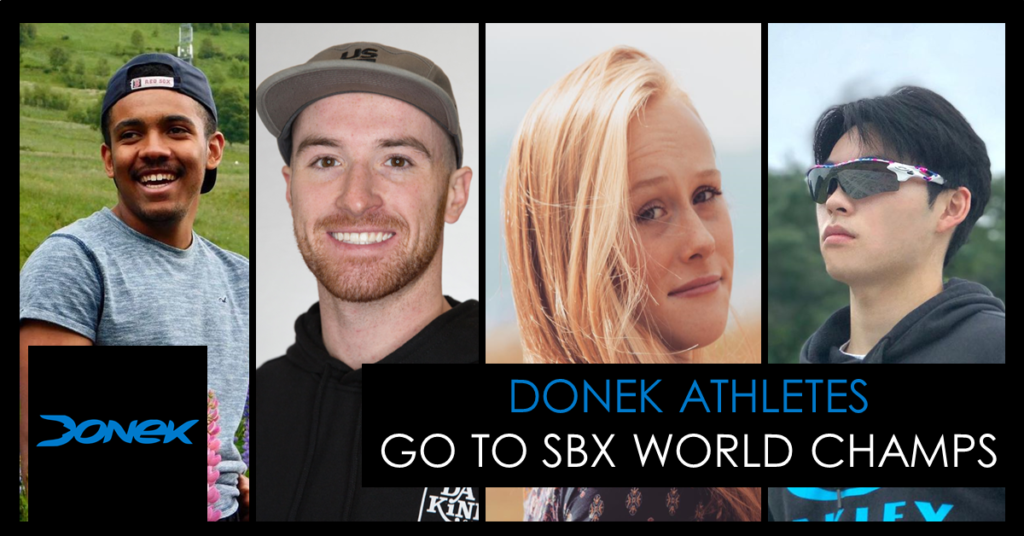 Donek Athletes on the Snowboardcross World Championships Team